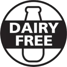SodaBurn dairy-free formula badge