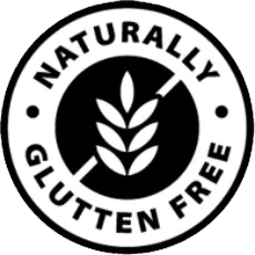 SodaBurn naturally gluten-free badge