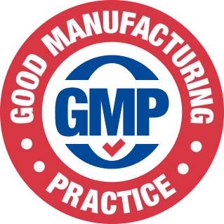 SodaBurn GMP certified facility badge