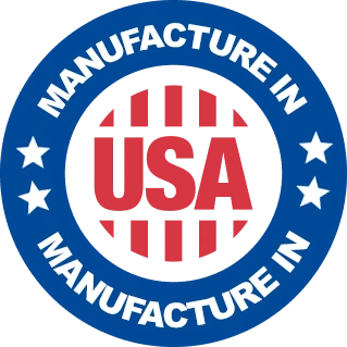 SodaBurn made in the USA manufacturing badge