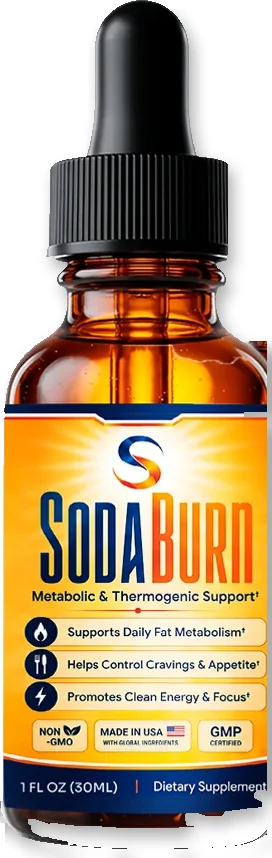 SodaBurn starter bundle, liquid dropper bottle shown for the 2-bottle option