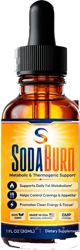 SodaBurn single 1 fl oz bottle of weight-loss support drops